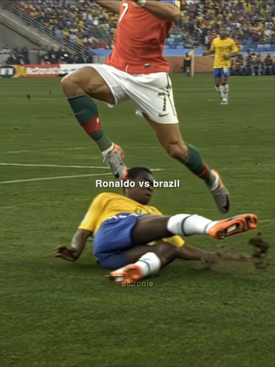 Ronaldo vs Birazil 🔥 🎵: Golden brown. : : #cristianoronaldo #ronaldo #football #portugal🇵🇹 #blowthisup 