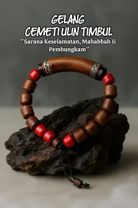 🌿 Energi dua guru, satu gelang penuh wasilah. Cemeti Ulin Timbul — perlindungan, mahabbah, dan ketenangan batin. Hashtag: #GelangBertuah #CemetiUlin #WasilahSpiritual #Mahabbah #PerlindunganGaib