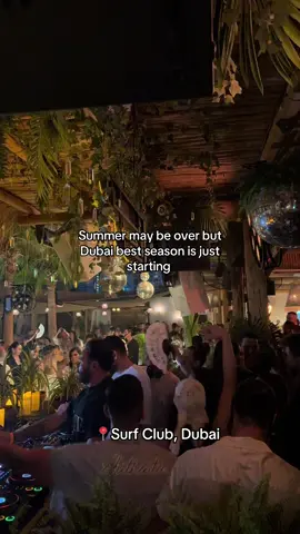 Summer may be over, but Dubai’s real season just began 🌅✨ 🔥 tag your party crew  💃  🎥 Follow for more Dubai hotspots & hidden gems! #dubainightlife #nightlifedubai #beachparty #dubaivibes #surfclub @Surf Club Dubai 