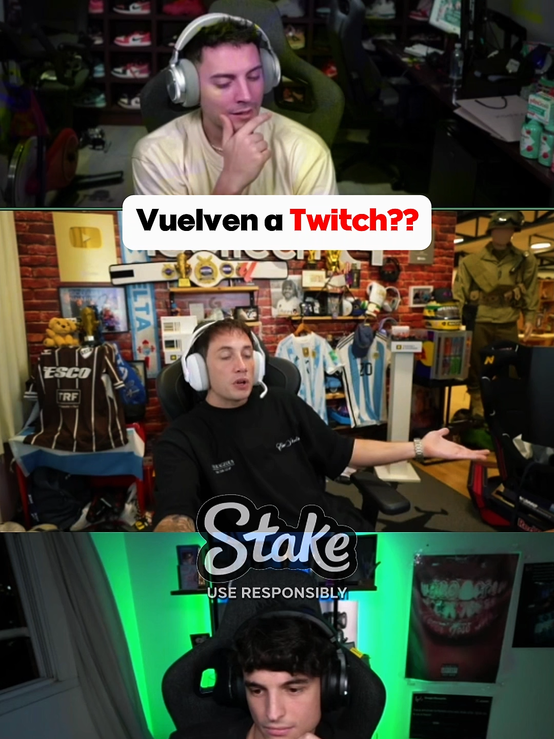 Vuelven a Twitch#coscu #twitchclip #kick #elmomo