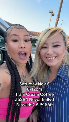 Meet and greet @Tram Cream Coffee #coffee #newark #sanjose #bayarea @Rainaiscrazy 