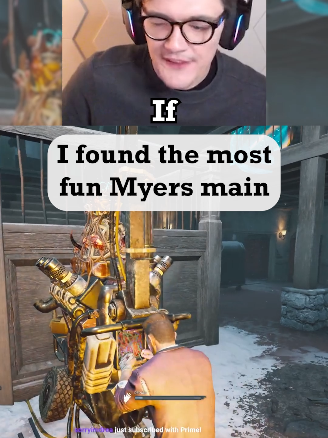 Is this the most fun Myers main of all time? #dbd #dbdtiktok #deadbydaylight #gaming #twitch #twitchclips #twitchstreamer