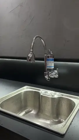 #Torneira Gourmet Com Filtro Cozinha Luxo Parede 1/4 De Volta