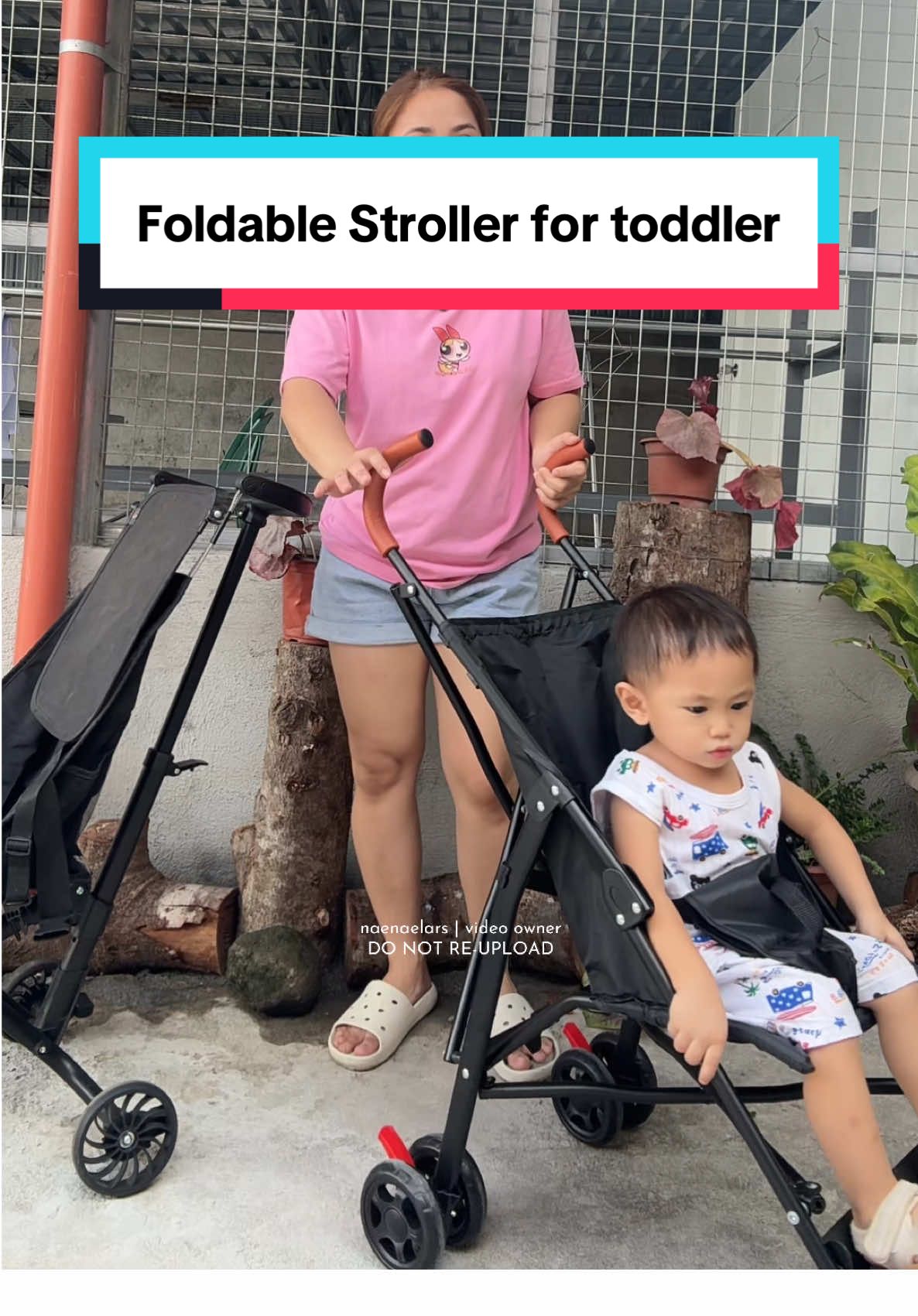Foldable stroller for kids. Sobrang comfy pra sa mga kids kasi oxford yung fabric.#stroller #kidsstroller #foldablestroller #strollerfortoddlers 