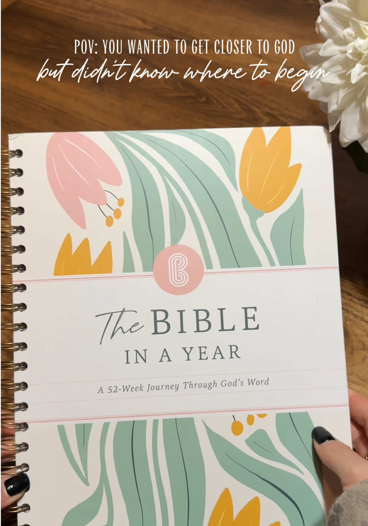 It’s not about being perfect, just showing up…one page at a time. 🤍 #thebibleinayear #faithjourney #bibleinayear #faithgoals 