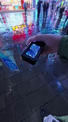 Dive into the cyber neon rain with Osmo Action 5 Pro — cinematic reflections, vibrant colors, and smooth low-light shots that turn the night into pure art. #djiosmo #osmoaction5pro #actioncam #cyber #lowlight