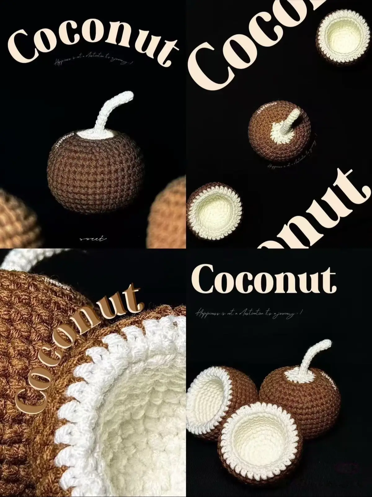 Este coco é particularmente avançado? Quem pode dizer que é tecido? Siga-me para lhe ensinar mais belos trabalhos de tricô.#DIY #artesanato #foru #facavocemesmo #croche 