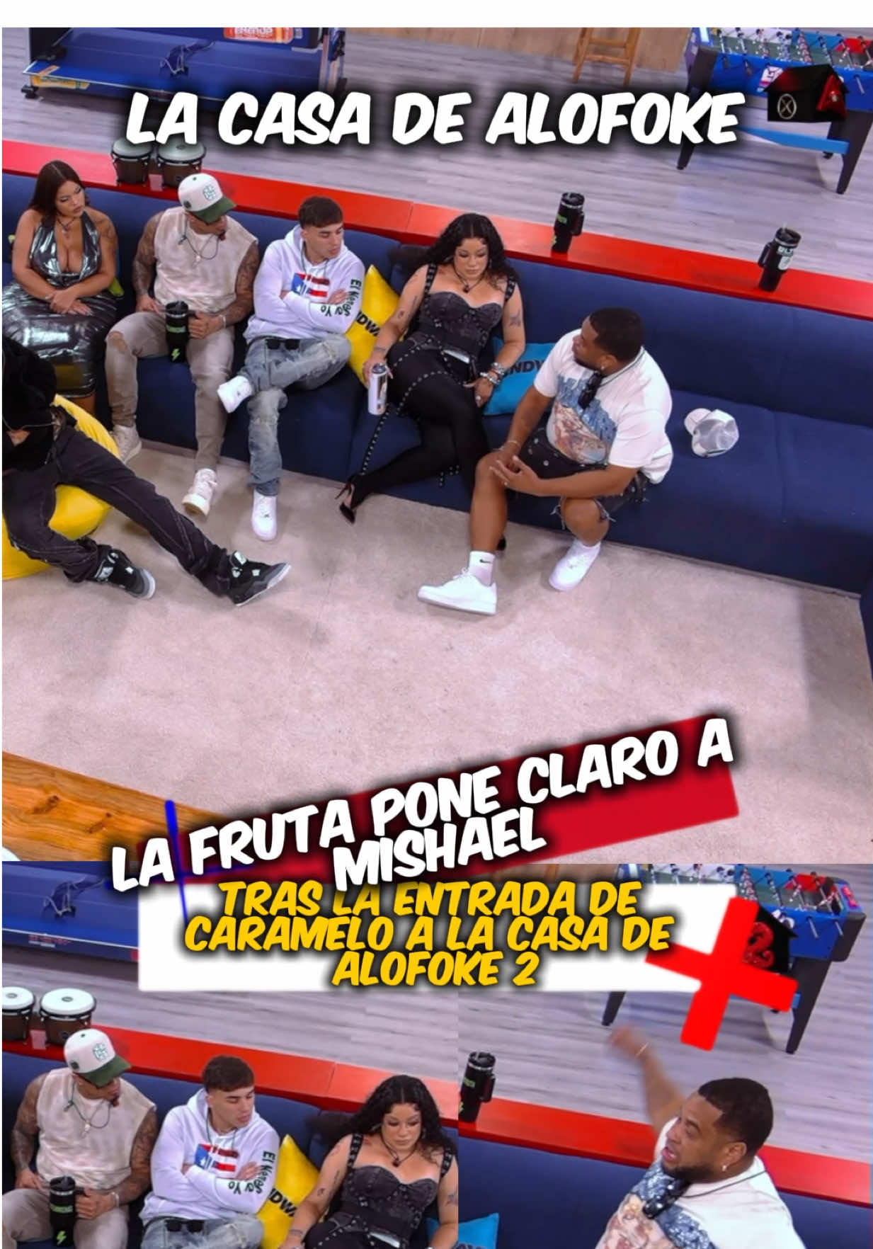 La Fruta pone claro a Mishael tras la entrada de Caramelo a la Casa de Alofoke 2#lacasadealofoke2 #alofoke #foke #resumen #caramelo 