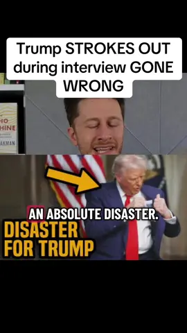 Trump STROKES OUT during interview GONE WRONG #news #breakingnews #trump #america #wrong 