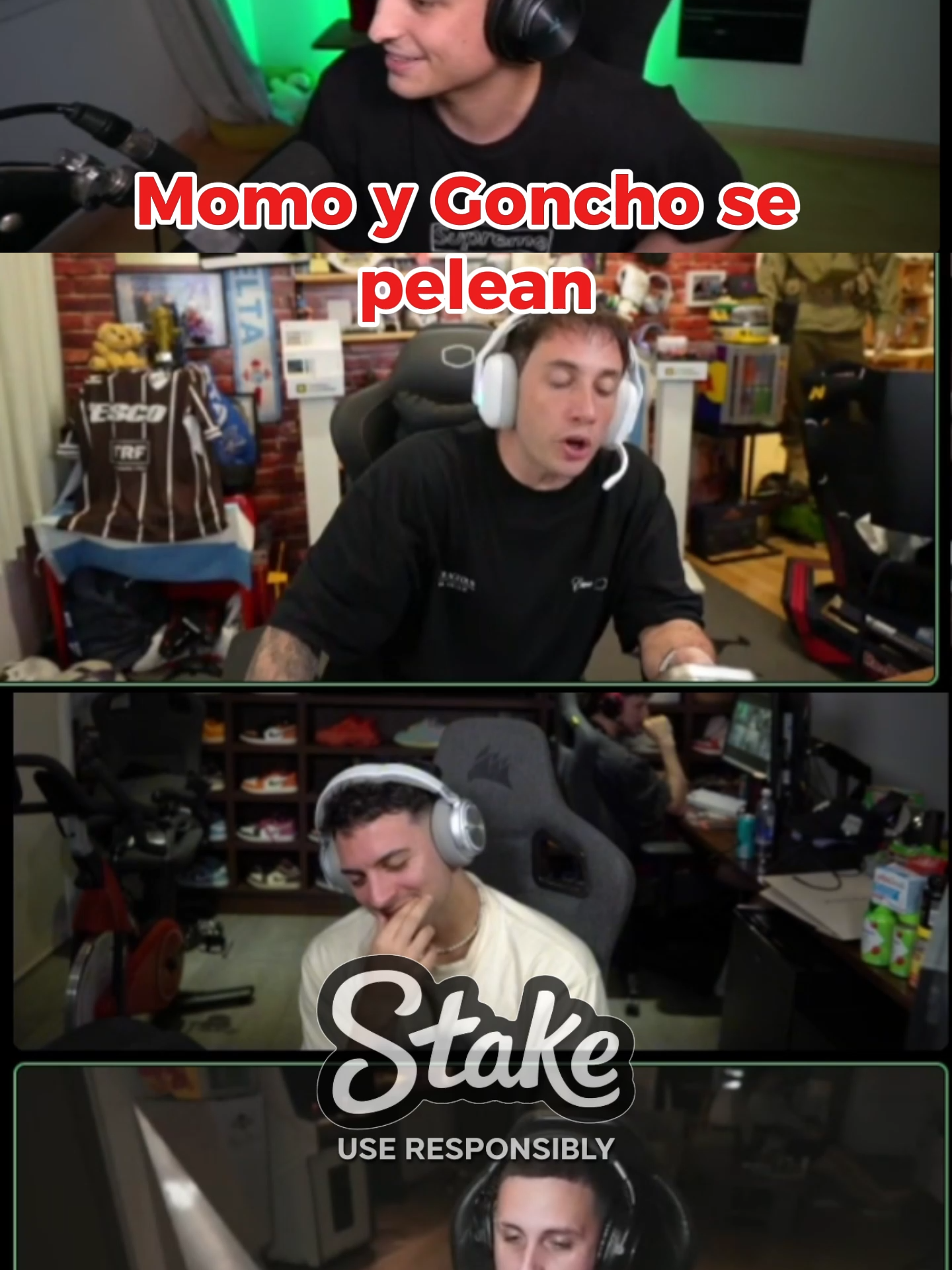 El momo se enoja y discute con goncho por numeros #coscu #elmomo #gonchobanzas #c0ker #clips #joacolopez #kickclips