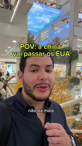 Eu tô surpreso com esse shopping na China!  #china #viagem