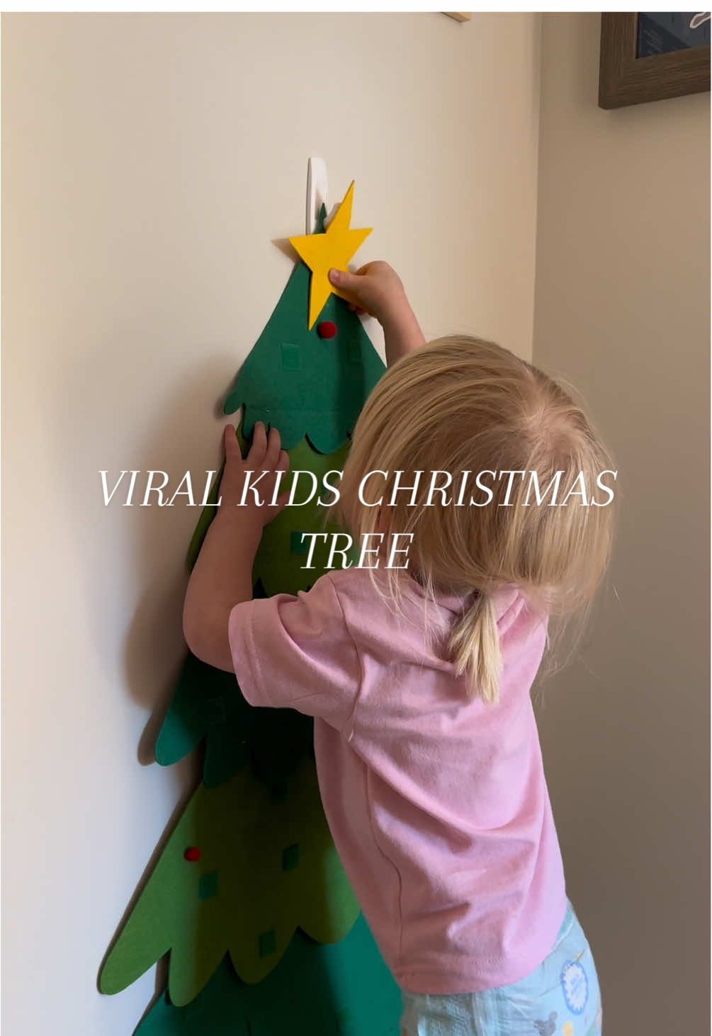 Let the holiday fun begin 🎄 #toddlerchristmas #christmastree 