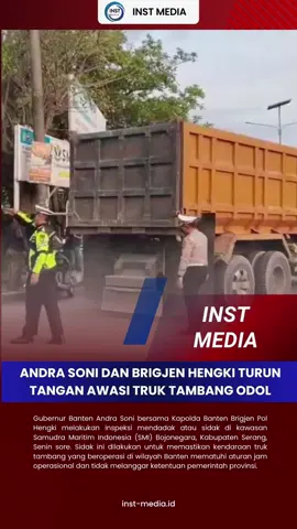 Gubernur Banten Andra Soni bersama Kapolda Banten Brigjen Pol Hengki melakukan inspeksi mendadak atau sidak di kawasan Samudra Maritim Indonesia (SMI) Bojonegara, Kabupaten Serang, Senin sore. Sidak ini dilakukan untuk memastikan kendaraan truk tambang yang beroperasi di wilayah Banten mematuhi aturan jam operasional dan tidak melanggar ketentuan pemerintah provinsi. #truktambang #trukodol #banten #2025 #fyp 