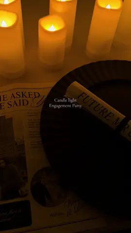 Engagement party my fiancé surprise me with 🕯️#fyp #parati #candlelight #engagement #engagementparty 