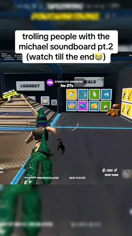 it was so funny im so sorry @Ysldanny🩵🎱 😭😭 :: #yxzcba #fypシ #fortnite #troll #michaelsoundboard 