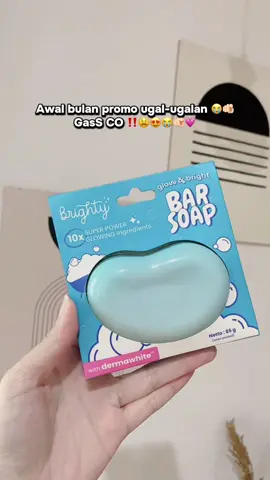 Satu satunya sabun batang yg works buat bikin kulitku cerah,glowing 😍sebagai pecinta sabun batang, dapet foaming pouch sangatlah berguna wkwkwk #promoguncang1111 #sabunpencerah #sabunbatang #barsoap #brighty 