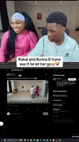 For good lil minute too😭 #rakai #bunnab #fyp #viral 