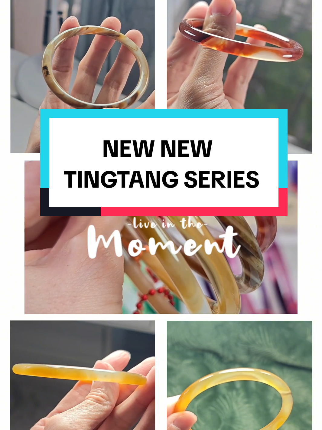 NEW NEW TINGTANG SERIES SPECIAL COLOUR 😍 #MALAYSIA #FASHION #AGATE #BANGLE #GELANG 