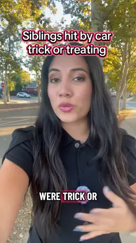 Two children were critically injured after they were struck by a vehicle in Tracy on Halloween night, according to the police department.  #halloween #kidsoftiktok #trickortreat #tracy #sanjoaquincounty 