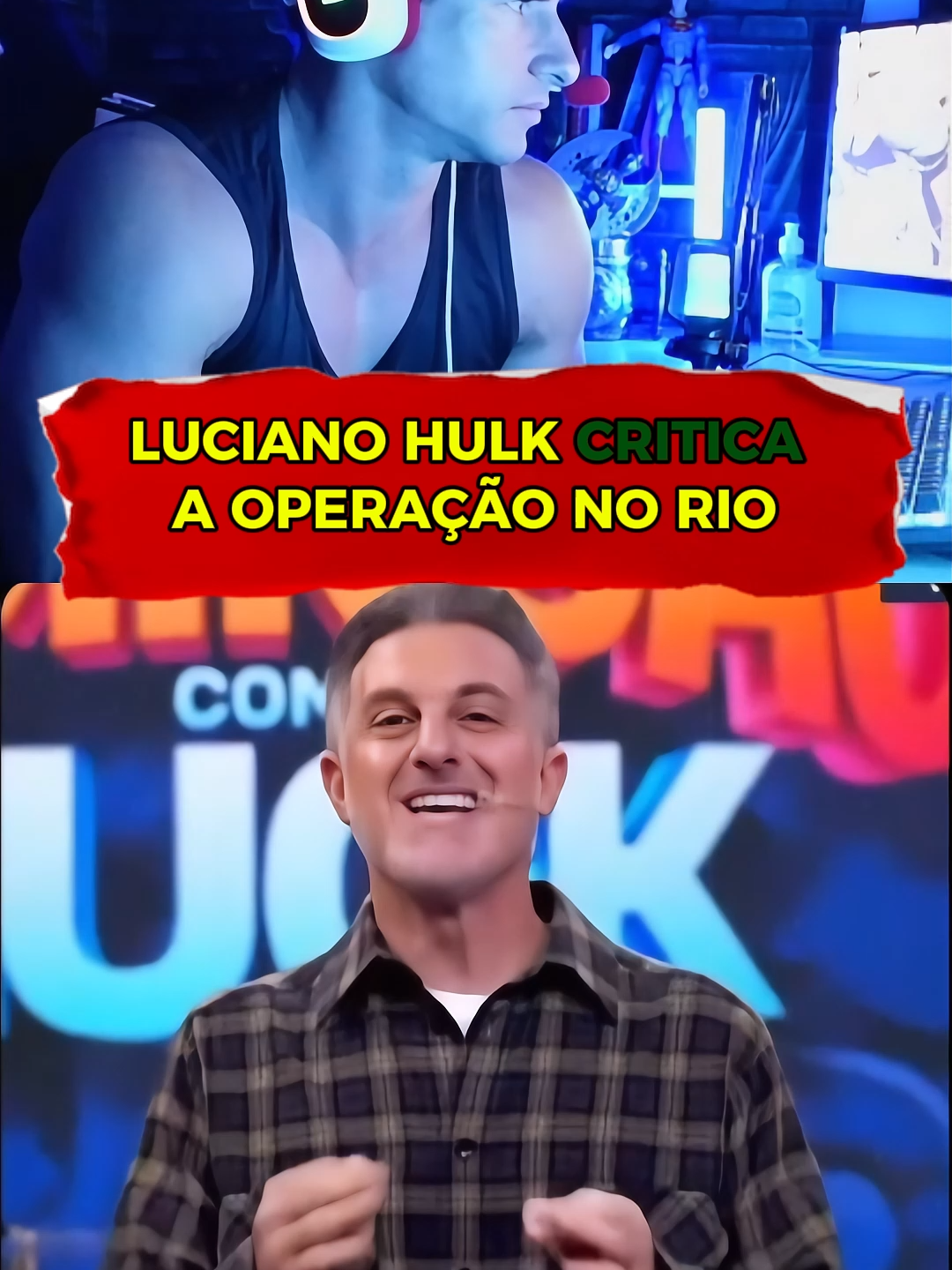 LUCIANO HULK CRITICA OPERAÇÃO NO RIO DE JANEIRO #riodejaneiro #superxandao #ultimasnoticias
