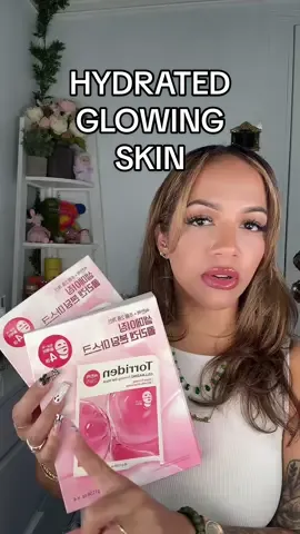 Literally one mask and my skin was so hydrated and dewy! #torriden #tiktokshopblackfriday #skincare #antiaging #sheetmask #fyp 
