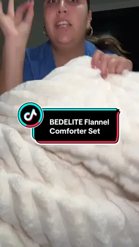 BEDELITE Flannel Comforter Set #tiktokshopblackfriday #TikTokShopCreatorPicks #spotlightfinds #weklyhighlights #blackfridaydeals 