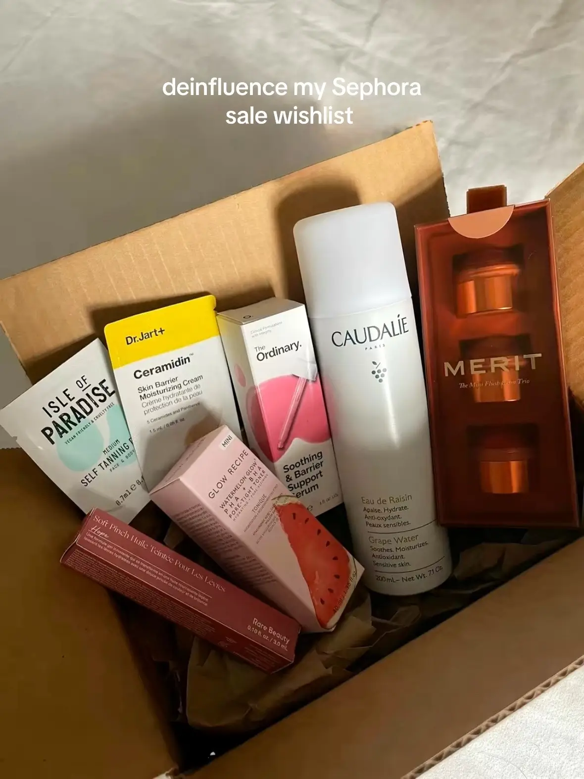 deinfluence my @sephora sale wishlist because I want it allllll 😩 #deinfluence #sephorasale #sephorasalewishlist #sephorawishlist #sephorasale2025 @MERIT Beauty @Summer Fridays @Olehenriksen @TULA skincare @Maison Margiela @THE OUAI @Saie @rhode skin @Caudalie @Youth To The People @ONE SIZE BEAUTY @Paula’s Choice @Rare Beauty @SALT & STONE @LOCCITANE @REFY 