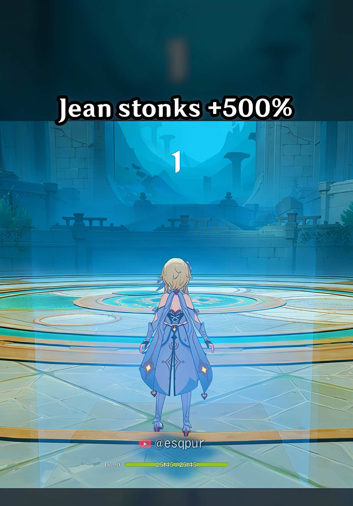 JEAN STONKS +500% (ib: acrmilden) #GenshinImpact #hoyocreators #Jean