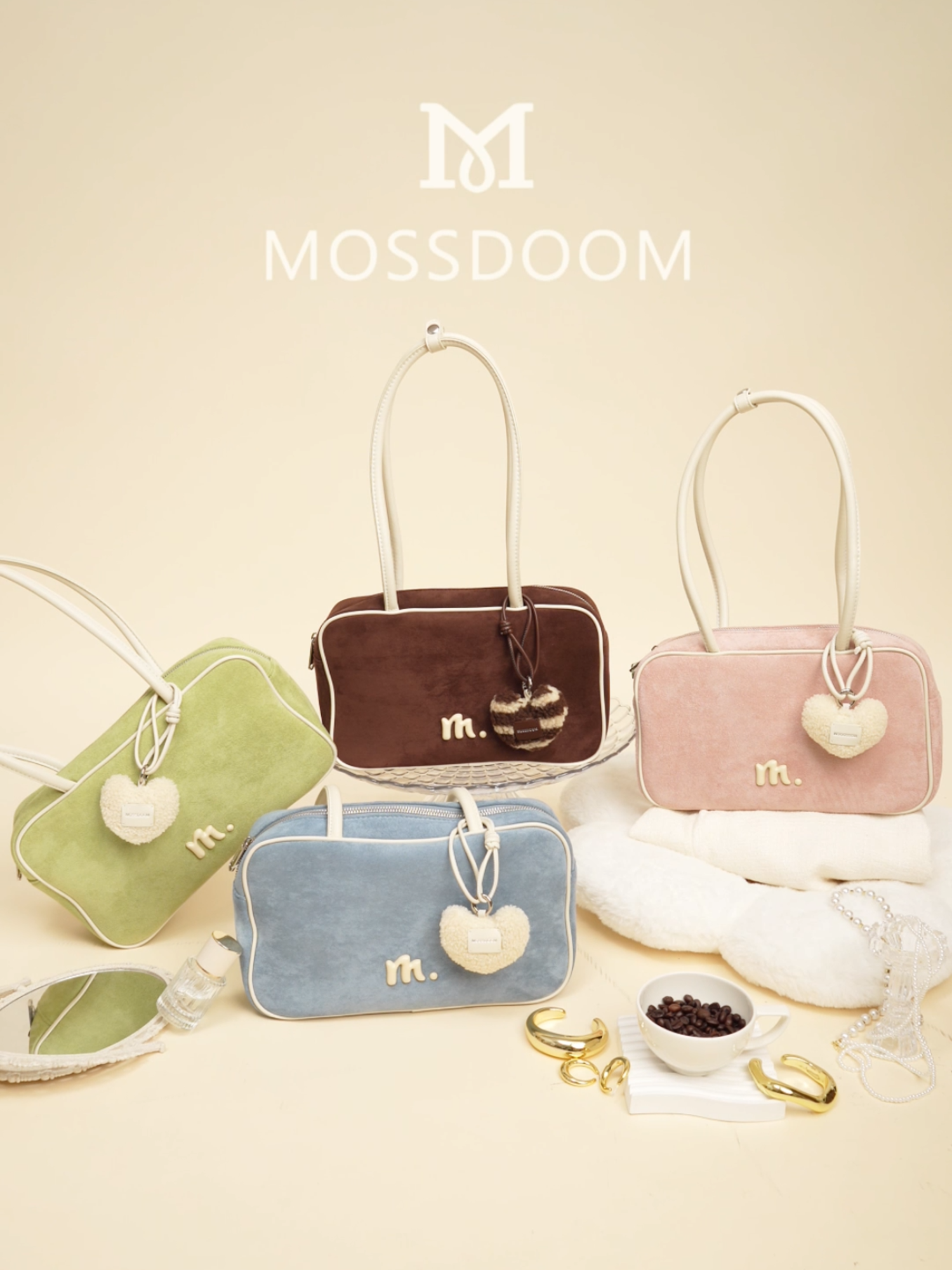 แนะนำกระเป๋าขายดีที่สุดในตอนนี้  MOSSDOOM Maris  Collection ขนาดใบกลางแต่จุของได้เยอะ พียูหนังกลับ นิ่มและน้ำหนักเบา มาพร้อมพวงกุญแจหัวใจสุดน่ารัก #mossdoom #เทรนด์วันนี้้ #กระเป๋าผู้หญิง #กระเป๋าสไตล์เกาหลี #bag #payday #girl #กระเป๋าแฟชั่น