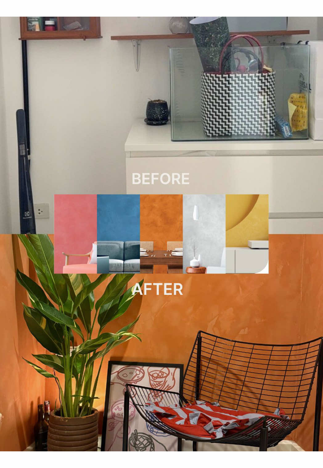 คนรักสีสันอย่างเราเลิฟสิ่งนี้มากกก อยากเปลี่ยนมู้ดบ้านเลยเลือกทาสีผนังใหม่ และทำอะไรใหม่ๆ ด้วยสีสร้างลายจาก สีจระเข้ รุ่น คัลเลอร์ ซีเมนต์ แค่นี้ก็ได้มุมพักผ่อนเพิ่มอีกมุม ✨🫶🏽🌱🏡#ColorWithNoRules #สีสร้างลายสร้างสไตล์และตัวตน  #7personas7manifesto 