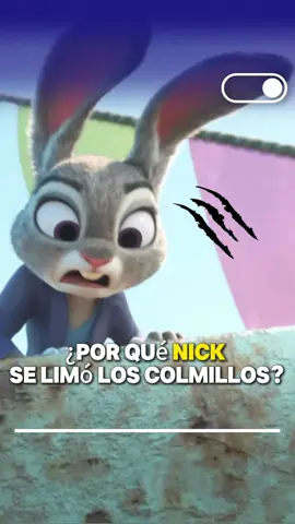 ¿Por qué Nick se limó los colmillos? #celebrity #fyp #zootopia2