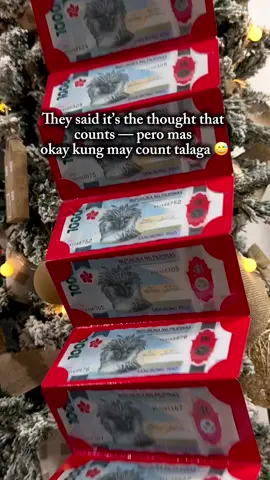 it’s what’s inside the envelope 😏 #angpao #christmas #envelope #redenvelope #urneybor 