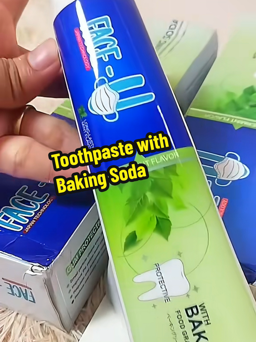 Face U toothpaste with Baking Soda #faceutoothpaste #faceutoothpastewithbakingsoda #toothpastewithbakingsoda #whiteningtoothpaste #toothpaste 