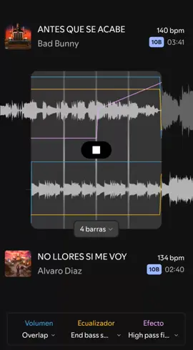 ANTES QUE SE ACABE X NO LLORES SI ME VOY 🎧🔥 #mix #alvarodiaz #badbunny #fyp #djviral 