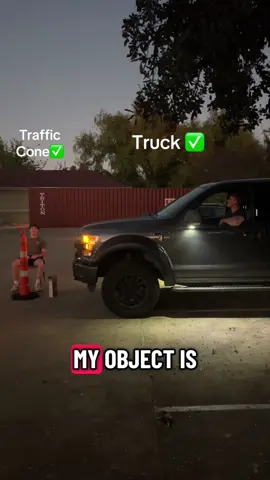 lying challenge with @Lucas Arnn #lyingchallenge #viral #friend #trucks #trafficcone 