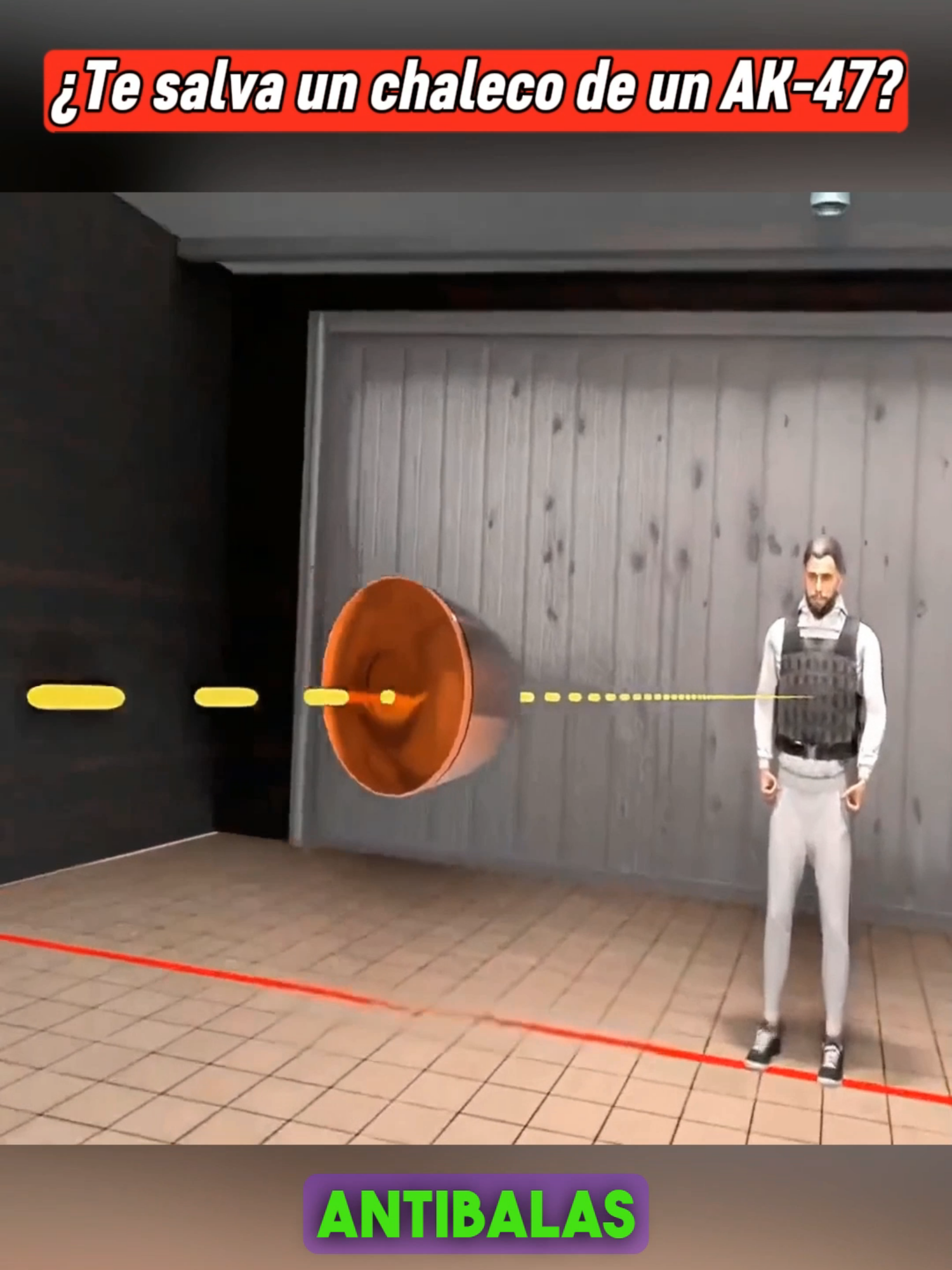 Dentro del chaleco antibalas, cómo frena una bala#Science #AprendeEnTikTok #cienciaentiktok
