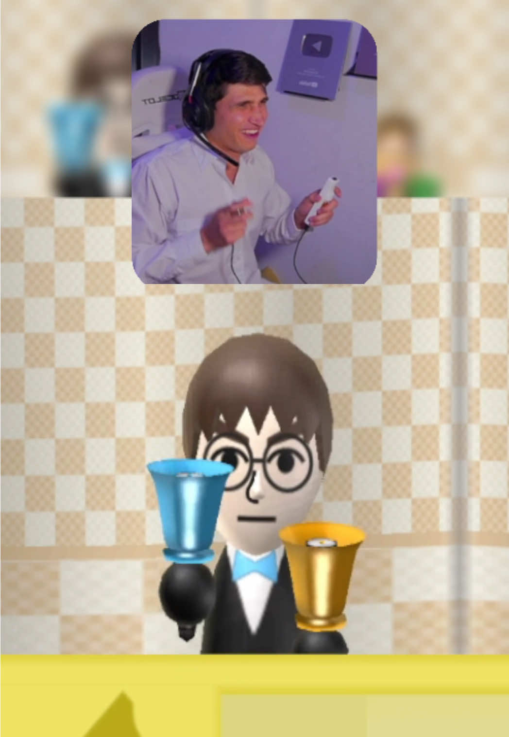 Entonces así nació la música 🧐.   #wii #wiimusic #clips #elcamacho24 