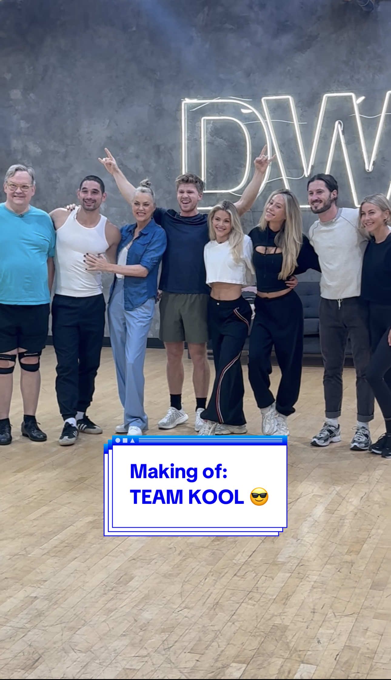 Team Kool is bringing the 🔥 for their #RockHallNight Team Dance! Don’t miss it tomorrow at 8/7c on ABC and Disney+. Next day on Hulu! 😎 #DWTS
