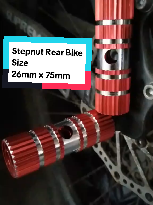 Stepnut Rear Bike Mountain Bike Alloy 26mm x75mm #stepnut #bikeparts #affordable #checkout  #moresales@AFFORDABIKE CYCLE PARTS 
