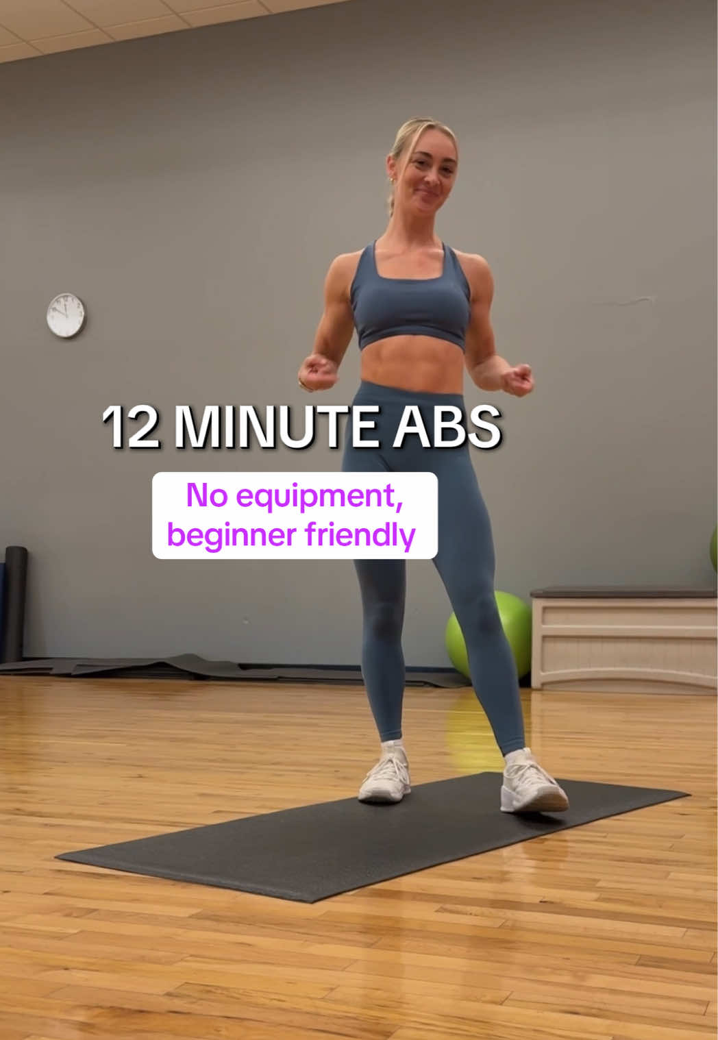No equipment ab workout for all fitness levels!! Save & send to your bestie ✨  20 seconds of work per exercise, 15 seconds rest in between — 3 rounds! Let’s get it ❤️‍🔥❤️‍🔥❤️‍🔥 #abworkout #coreworkout #noequipmentworkout #athomeworkout 