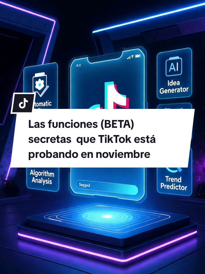 🚀 TikTok está probando herramientas que cambiarán cómo creamos contenido. Si aprendes a dominarlas antes que el resto, el algoritmo trabajará para ti. #TikTok2025 #tiktokbeta  #CrecimientoTikTok #creatorsearchinsights  #detrasdelaia 