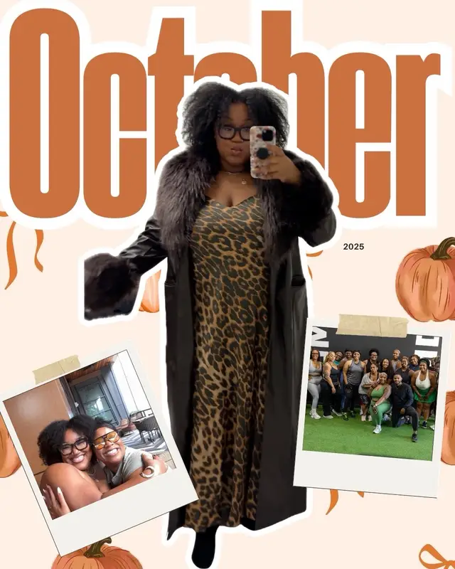 ✨ October has some crack in it because it’s always my favorite month! 😂 Here’s a little recap of my adventures:  🌟 Checked out @_mentfitness for the curvy move-MENT created by the one and only @mskaimichelle   Attended my first exclusive Christian creator event hosted by @epicfabgirl —what an inspiring experience!  🎬 Enjoyed a cozy movie night at Griggs Park with “Mean Girls.” Love that they offer free films in the park—perfect for girl’s night out or a date night!  😂 Caught one of my favorite comedians, @kevonstage, for the second time this year!  💖 The highlight of this month? @ashleygraham reposted my love for her collection! I was literally in tears! 🥹  📖 And we wrapped up the month with a 5-star read in my book club, @girlswhoreadbookclub, diving into “Blood Over Bright Haven”—I was bawling on my stories  Also throughly enjoyed my experience at the creator event at @snapbakeshop. They are a must try  🎉 Celebrating reaching 4k this month! I have a fun video idea for 5k, so let’s make it happen! Plus, I’m a bit behind on my reading goal, so time to catch up!  #octoberdump #monthlyrecap #thingstodoindallas #dallasinfluencer