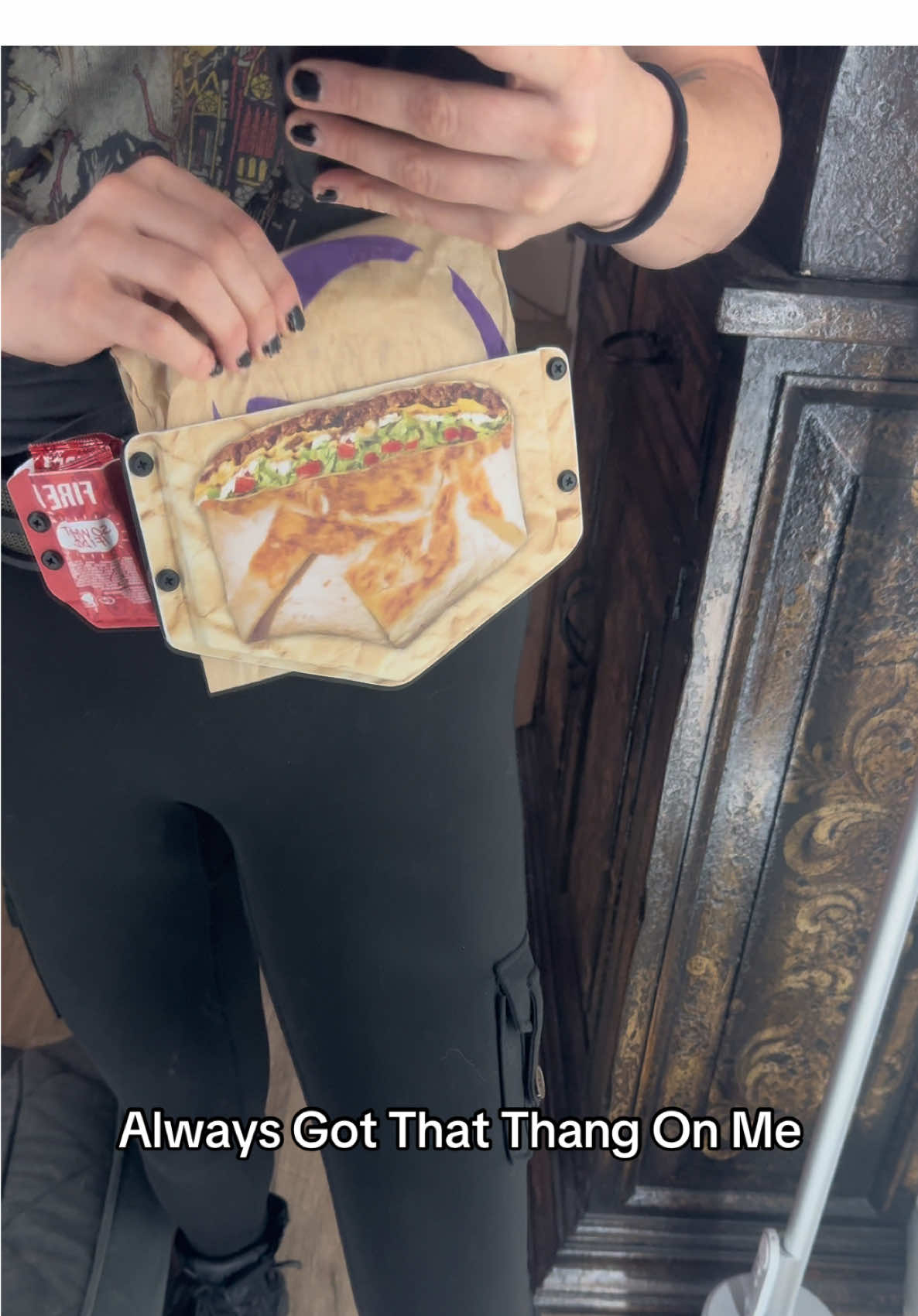 Crunchwrap Supreme Conceal Carry 💅🏼 #tacobell #yoquierotacobell #yoquiero #foryou #fyp 