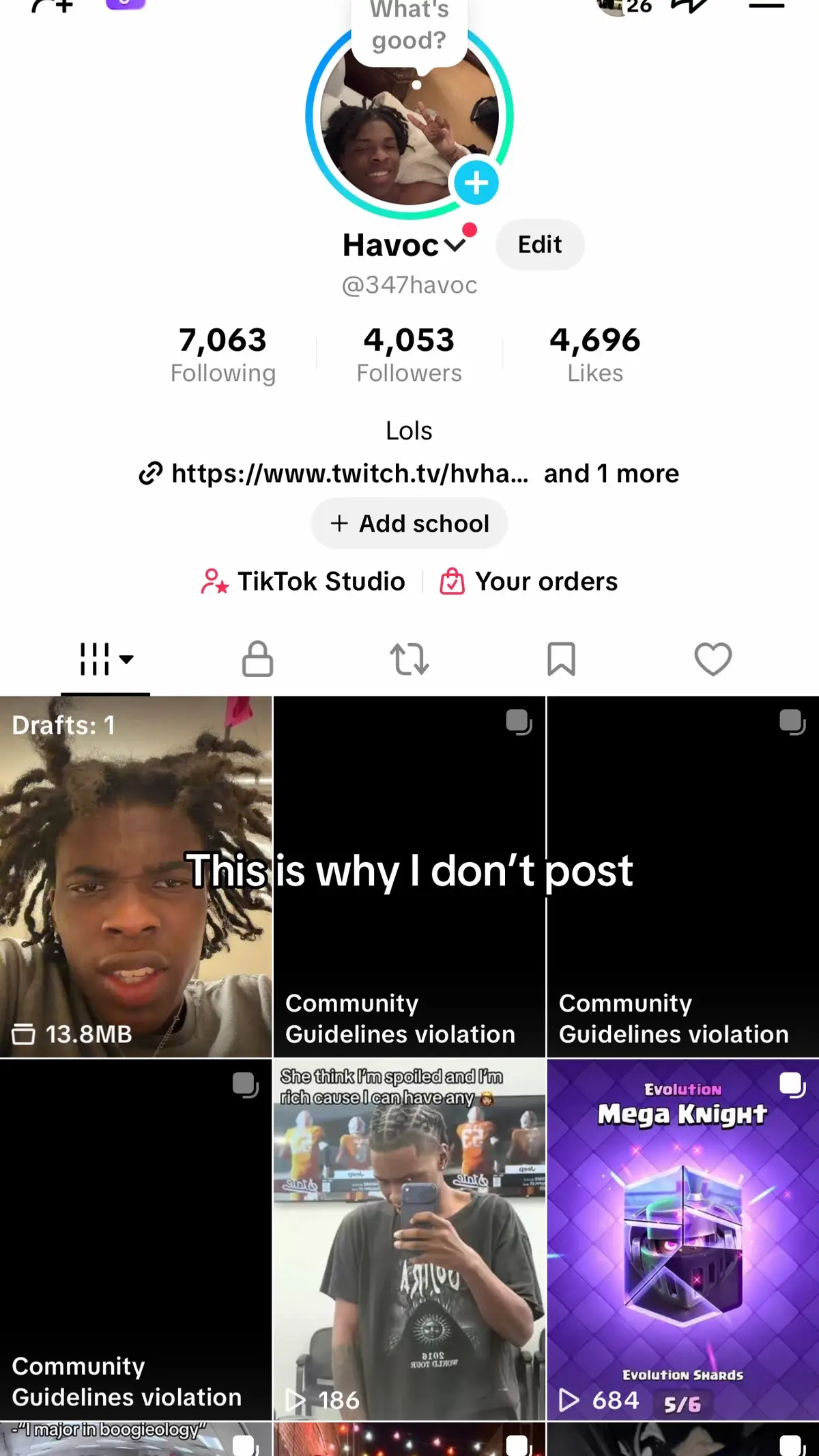 Like bro, this wasn’t even a crazy thing. It was the homegirl trend and all I put is her saying she wanted me to off someone #havoc #fypシ゚viral  ##hg##Love