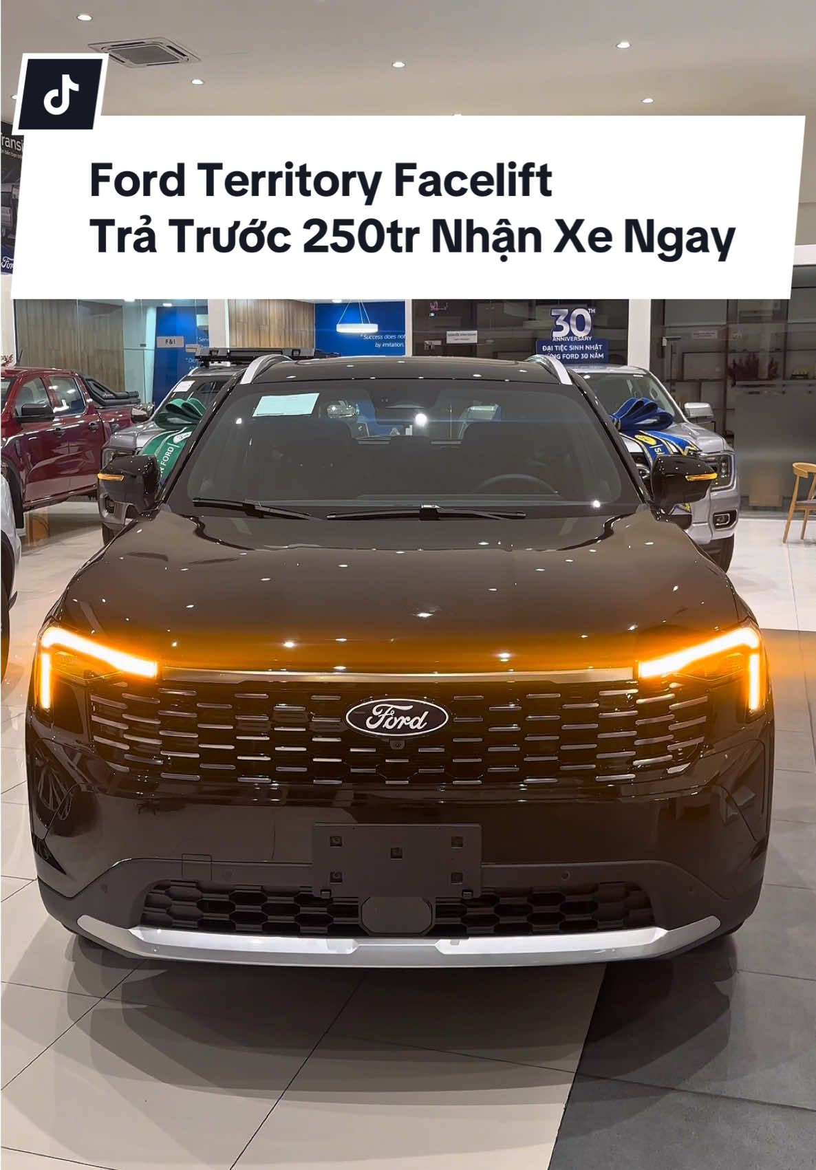 Ford Territory 2025 Màu Đen cá Tính Mạnh Mẽ Trả Trước 250Tr Nhận Xe Ngay #xeford #xuhuong #territory #fordterritory #xemoi 