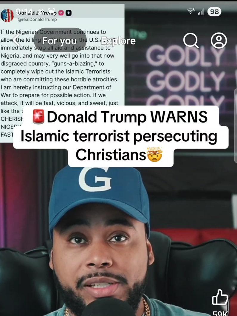 Donald Trump WARNS Islamic, if they persecuted another CHRISTIAN... 