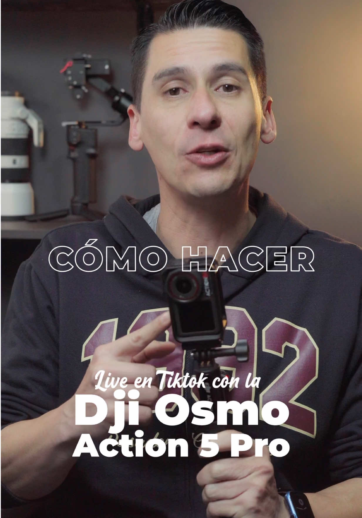 Conectar tu DJI Osmo Action 5 Pro a TikTok Live Studio es súper sencillo y acá te explico cómo. 