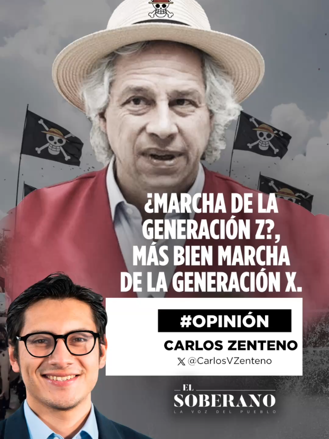 #Opinión 🎙 ¿MARCHA DE LA GENERACIÓN Z?, MÁS BIEN MARCHA DE LA GENERACIÓN X Le llaman “marcha de la Generación Z”, pero es la vieja política del PRI y PAN intentando apropiarse de la juventud. Opinión de: @carlosvijzent.