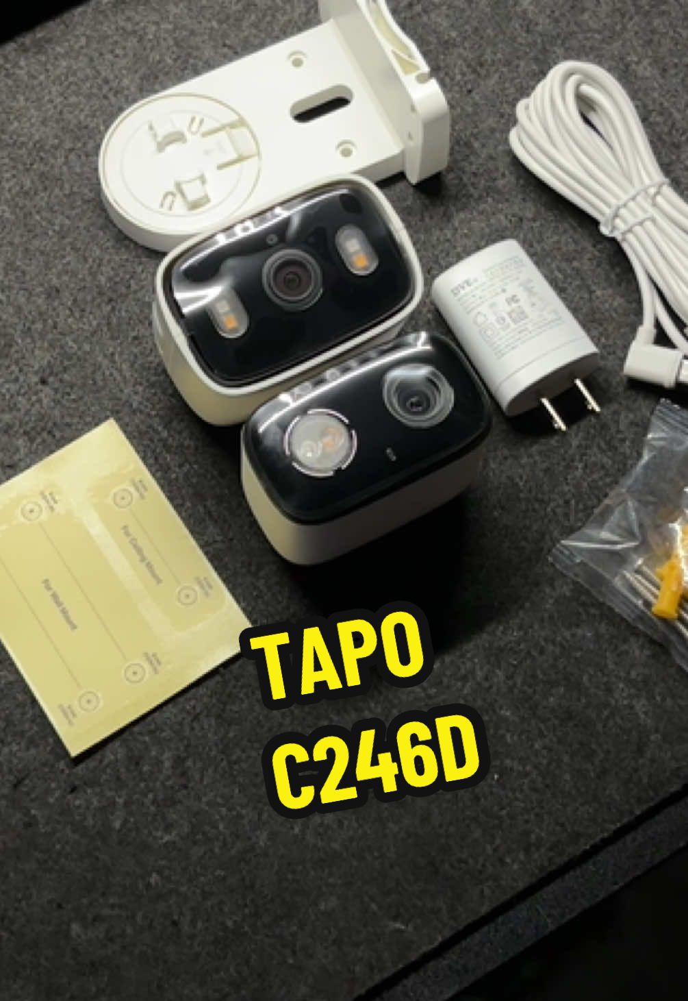Tapo C246D | Indoor/Outdoor Dual Lens Pan/Tilt Security Camera | 2K 3MP Dual |Smart Night Vision #tapo #tapocctv #tapoc246d #fyp 
