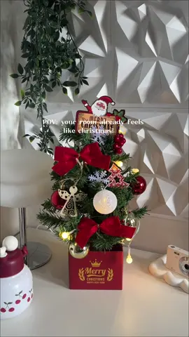 soft launch of christmas! #minichristmastree #christmasdecor #christmastree #christmasdecorations #christmas 